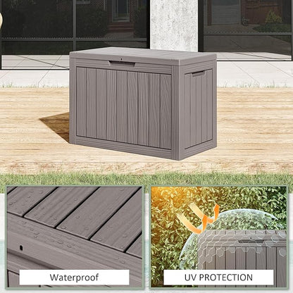 45 Gallon Outdoor Storage Deck Box Waterproof, Garden Tool, Backyard Cushion - Image 3