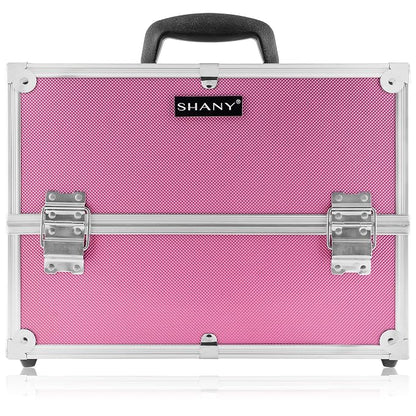 SHANY Essential Pro Makeup Train Case Cosmetic Box Portable Makeup Case - Image 2
