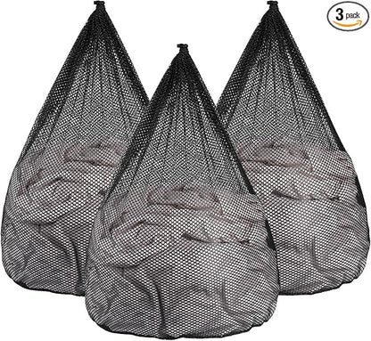 3Pcs Mesh Laundry Bags Washing Machine Mesh Wash Bags Jumbo by OKAKA