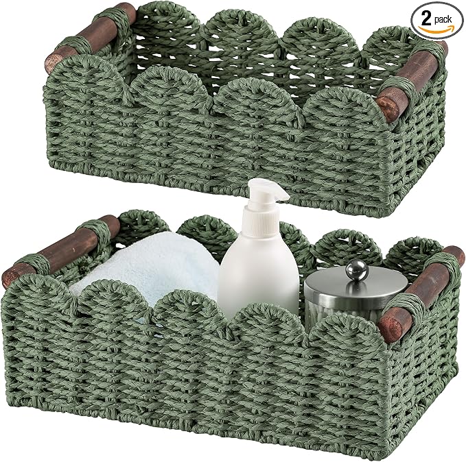 Storage Basket Wicker Baskets for Organizing Toilet Paper Storage Basket for by Unknown