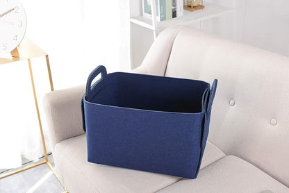 Minoisome Storage Basket Felt Storage Bin Collapsible& Convenient Box Organizer - Image 3