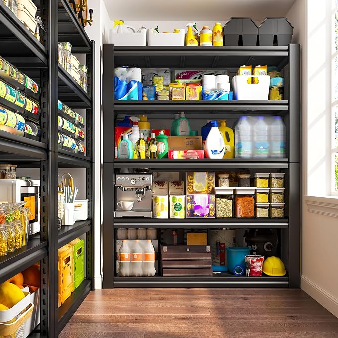 REIBII 40" W Garage Shelving, Heavy Duty Storage Shelves Load 2500LBS, 5-Tier - Image 8