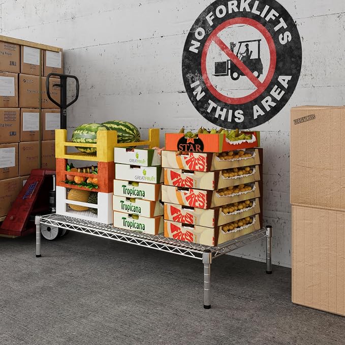 21" Deep x 42" Wide x 8" Height Wire Shelving Kit | 1-Tier | NSF Commercial - Image 5