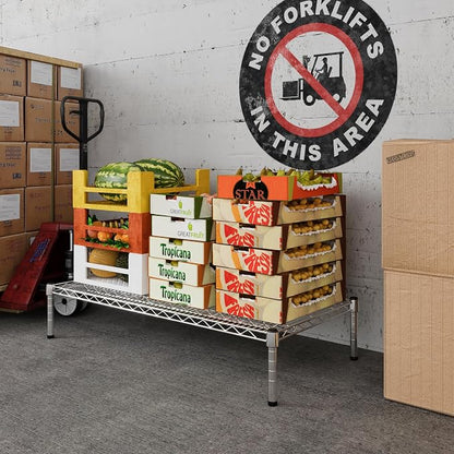 21" Deep x 42" Wide x 8" Height Wire Shelving Kit | 1-Tier | NSF Commercial - Image 5