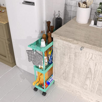 Simple Houseware 3-Tier Slim/Narrow Storage Cart - Image 5