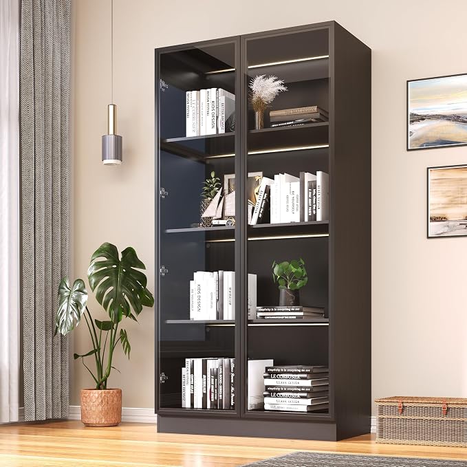 63'' Tall Glass Display Cabinet - Image 9