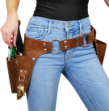 Leather Garden Tool Belt by GauchaDesigns