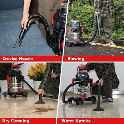 Shop-Vac 20V Wet/Dry Cordless Vacuum, 5 Gallon, 4.7 Peak HP, 10kPa Strong - Image 7