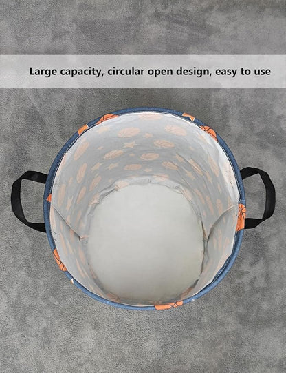 QUEENLALA Large Storage Basket, Laundry Hamper/Bathroom/Home Decor/Collapsible - Image 7