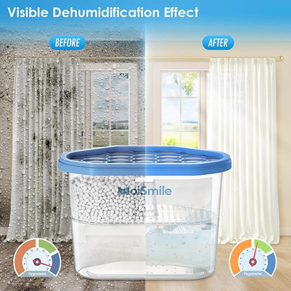 Moisture Absorbers 9 Pack, Fragrance-Free Closet Dehumidifier - Image 2