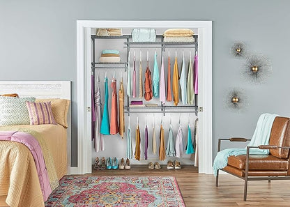 ClosetMaid ShelfTrack Wire Closet Organizer System, Adjustable from 4 to 6 Ft. - Image 2