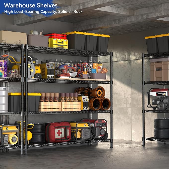 Heavy Duty Shelving, 72.2" H Garage Shelving Unit - Image 2