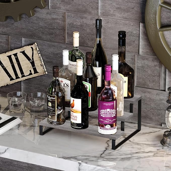 YINMIT Wooden Display Riser Stand, Tiered Perfume and Cologne Organizer Stand - Image 6