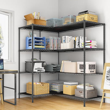 RRomorgniz 52.4W Wire Shelving Rack, 4Tier Metal Shelving Unit, 1120LBS Heavy - Image 7