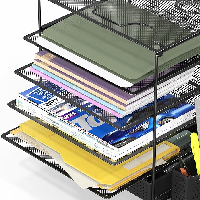 Simple Houseware 5-Tier Document File Tray - Image 7