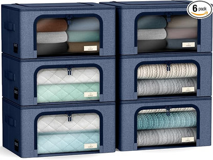 Sorbus Storage Bins with Metal Frame by Sorbus