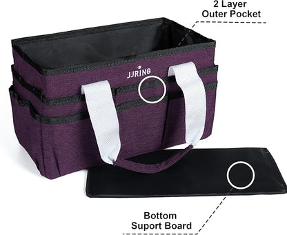 JJRING Craft Organizer Tote Bag, Art Storage Caddy - Image 3