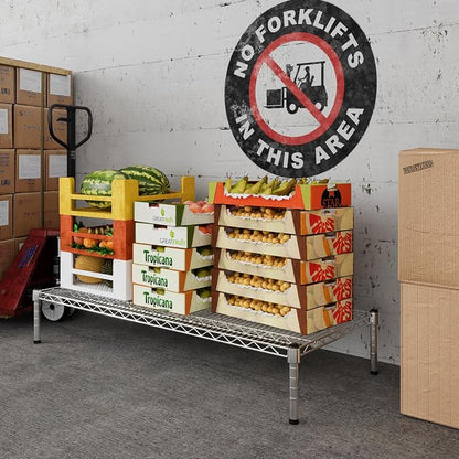 21" Deep x 48" Wide x 8" Height Wire Shelving Kit | 1-Tier | NSF Commercial - Image 5