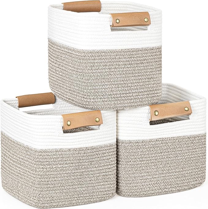 danpinera 11 Inch Storage Baskets, Woven Baskets by danpinera