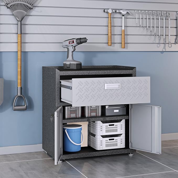 Manhattan Comfort Fortress Collection Modern Designed Mobile Storage Garage - Image 4