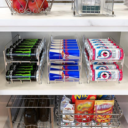 Simple Houseware 2PK Front Loading Tall skinny Can Dispenser - Image 5