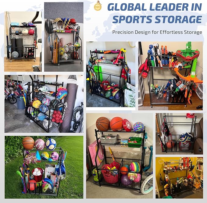 PLKOW Sports Equipment Organizer - Image 2