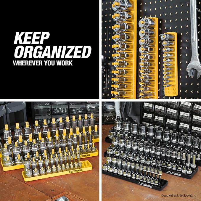 OEMTOOLS 22238 6 Piece SAE and Metric Socket Tray Set, SAE and Metric Socket - Image 10