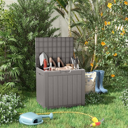 30 Gallon Outdoor Storage Box, Large Resin Deck Box - Image 8