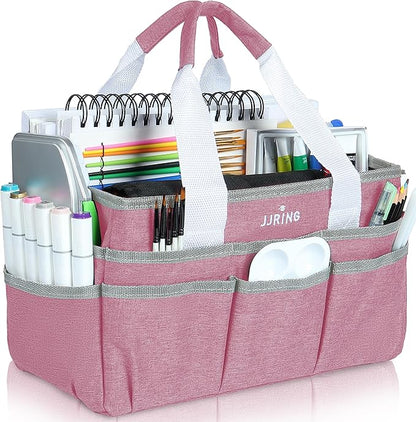 JJRING Craft Organizer Tote Bag, Art Storage Caddy by JJRING