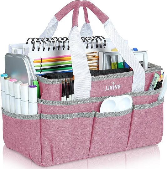 JJRING Craft Organizer Tote Bag, Art Storage Caddy by JJRING