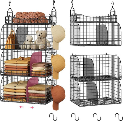 SWTYMIKI Hanging Closet Organizer Storage by SwtyMiki-TidyHomeSweetLife