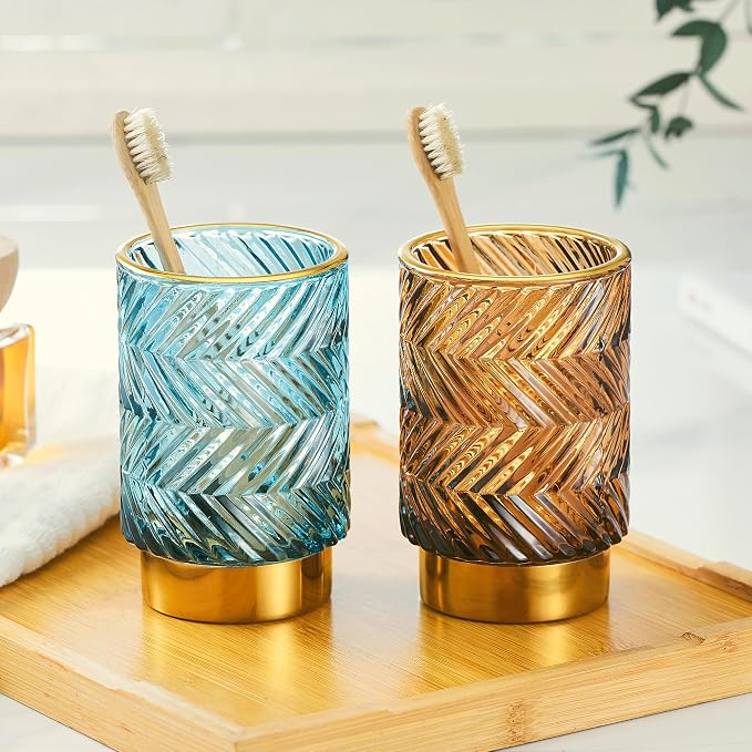 Makeup Brush Holder Organizer, Toothbrush Holders, Desk Pen Pencil Holder - Image 2