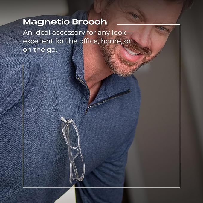 Readerest Magnetic Glasses Holder, Magnet Clip - Image 5