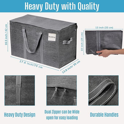 VENO 6 Pack Moving Bags and Large Christmas Storage Bins - Image 3