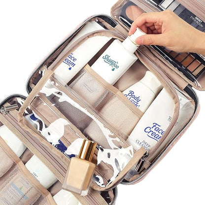 NISHEL Travel Toiletry Bag for women, Portable Hanging Organizer for - Image 5
