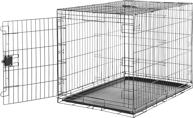 Amazon Basics - Durable, Foldable Metal Wire Dog Crate by AmazonBasics