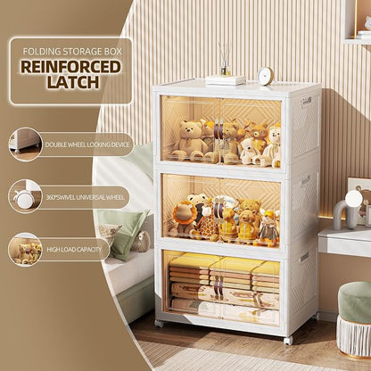 312 QT / 78 Gal Stackable Collapsible Storage Bins - Image 5