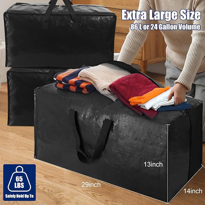Cosy Family 8 Pack Heavy Duty Extra Large Moving Bags - Image 6