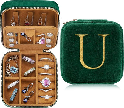 Parima Plush Velvet Travel Jewelry Case Jewelry Box by PARIMA