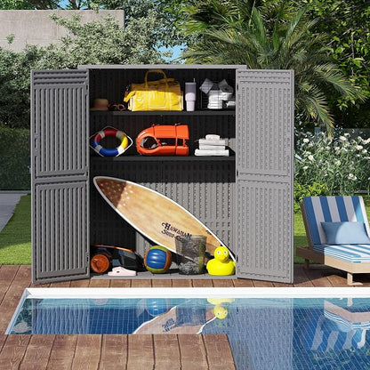 EHHLY Vertical Resin Storage Shed - Image 4