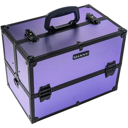 SHANY Essential Pro Makeup Train Case Cosmetic Box Portable Makeup Case - Image 6