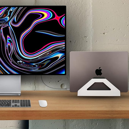 Vertical Laptop Stand, Space Saving Holder - Image 2