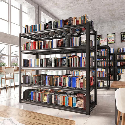REIBII 48.2''W Garage Shelving Heavy Duty Metal Shelving 3000LBS Storage - Image 7