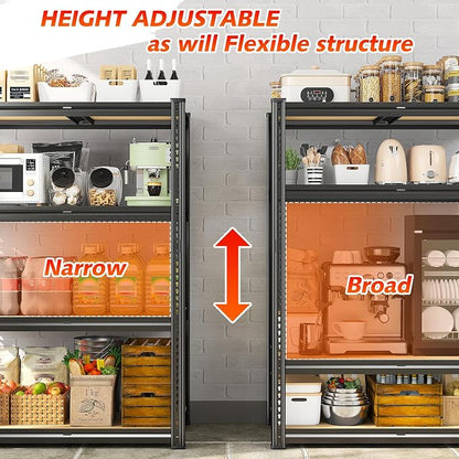 REIBII Garage Shelving 60.1" H Storage Shelves Heavy Duty 1800 LBS, 4-Tier - Image 4