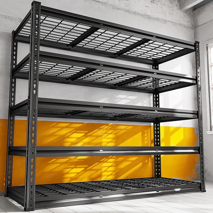 REIBII 3050LBS Garage Shelving Storage Shelves Heavy Duty 5-Tier Adjustable by REIBII