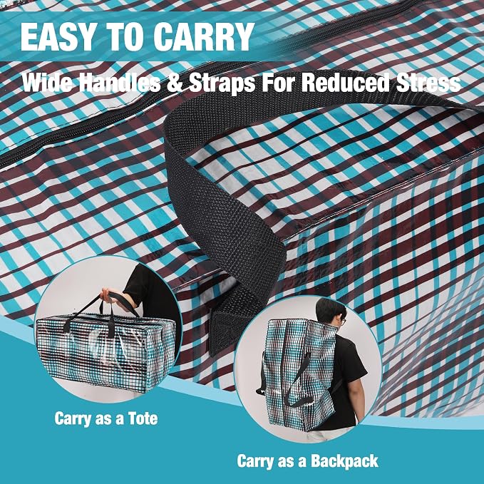 WORKPRO 6 Pack Extra Large Moving Bags - Image 3