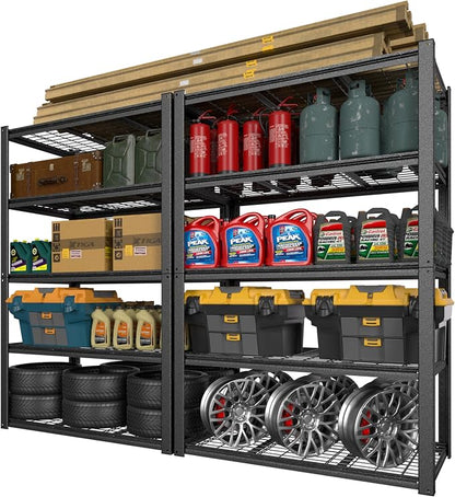 BlueWish Heavy Duty Adjustable Shelves, 24’’x48’’x72’’ Tool Utility Shelves - Image 9