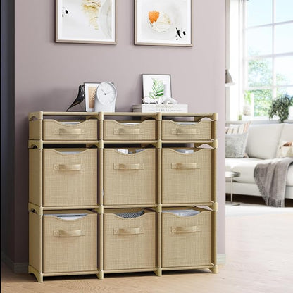 9 Cube Closet Organizers And Storage | Includes All Storage Cube Bins | Easy To - Image 5
