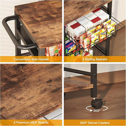 5-Tier Snack Organizer Cart - Image 6