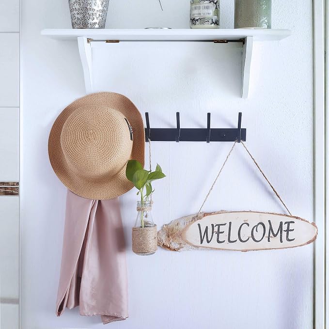 WEBI Coat Rack Wall Mounted, 17-1/8 Inch Coat Hooks - Image 5